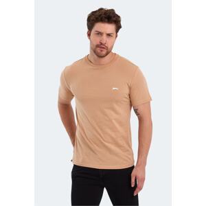 Slazenger POLL Men's Short Sleeve T-Shirt Beige