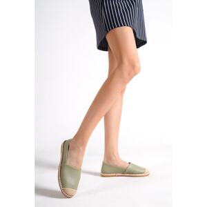 Capone Outfitters Espadrilles - Green - Flat