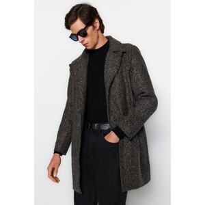 Trendyol Brown Men's Regular Fit Cachet Coat