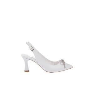 Yaya by Hotiç Women's White Stilettos. 01MY268710A900