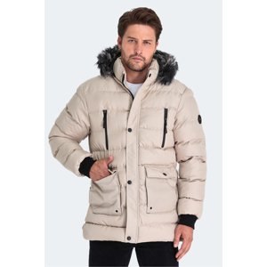 Slazenger HARVIE KTN Mens Jackets Stone Gray