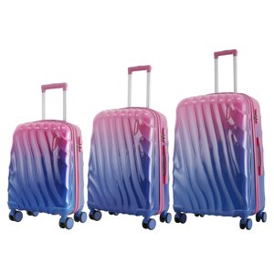 Semiline Unisex's ABS Suitcase Set T5650-0