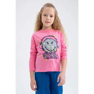 DEFACTO Regular Fit Smiley Licence Long Sleeve Body
