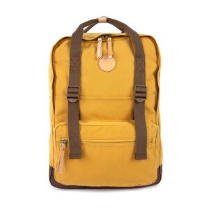 Himawari Unisex's Backpack Tr23202-2 Mustard/Brown