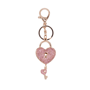 Klíčenka Srdce s klíčem BR-10 růžová