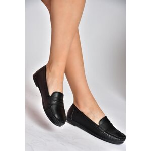 Fox Shoes P757003009 Black Women's Daily Flats