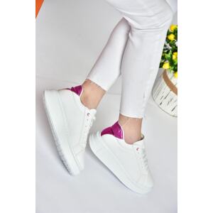 Fox Shoes P848231409 White/fuchsia Women's Sports Shoes Sneakers