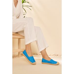 Yaya by Hotiç Women's Blue Espadrilles