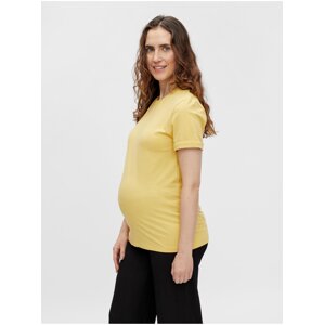 Žluté těhotenské tričko Mama.licious Ilja - Dámské