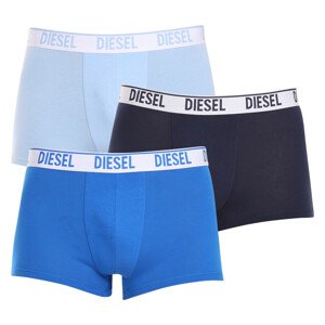 3PACK pánské boxerky Diesel modré