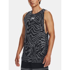 Under Armour Tílko UA BASELINE PRINTED TANK-BLK - Pánské