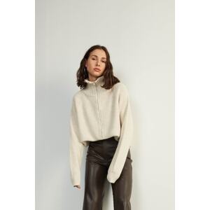 VATKALI Zipper High Collar Sweater