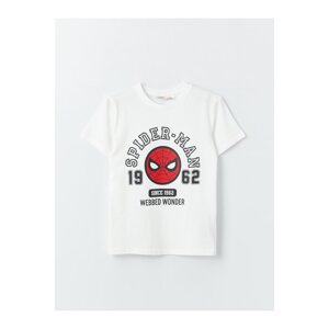 LC Waikiki Boys' Crew Neck Spiderman Printed Short Sleeve T-Shirt