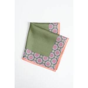 ALTINYILDIZ CLASSICS Men's Green Patterned Handkerchief