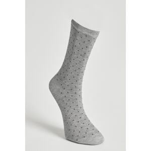 ALTINYILDIZ CLASSICS Men's Grey-black Patterned Gray Black Bamboo Casual Socks