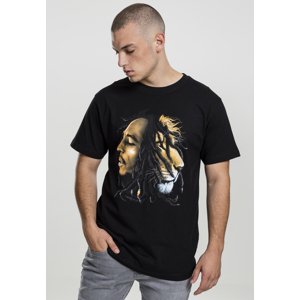 Bob Marley Lion Face Tričko černé