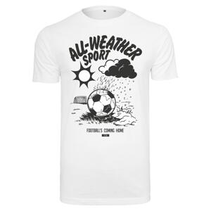 Fotbalové míče Coming Home Sportovní tričko za každého počasí bílé
