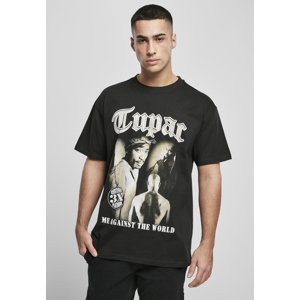 Tričko Tupac MATW Sepia Oversize černé