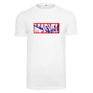 Bílé tričko s logem Marvel Spiderman
