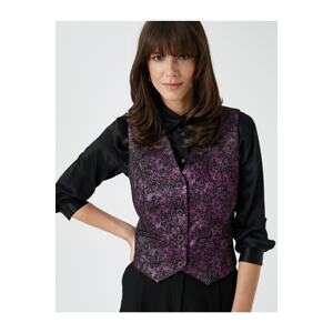Koton Rachel Araz X Cotton - Jacquard Blazer Vest