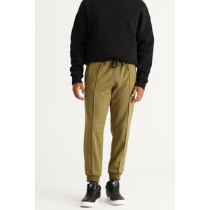 ALTINYILDIZ CLASSICS Men's Khaki Standard Fit Regular Fit Cotton Sweatpants