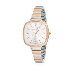 Polo Air Elegant Strap Women's Wristwatch Silver-Copper Color