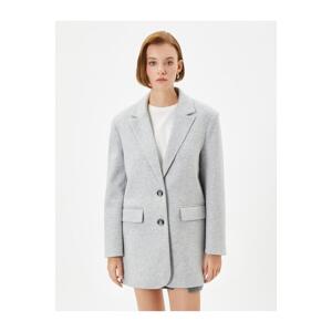 Koton Women's Gray Melange Jacket