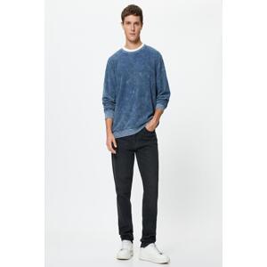 Koton Men's Blue Sweatshirt