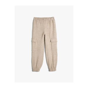 Koton Basic Jogger Sweatpants with Pocket Detail and Elastic Waist