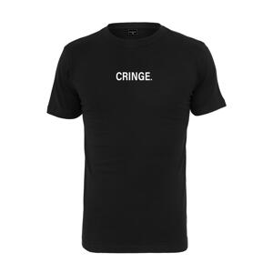 Pánské tričko Cringe - černé