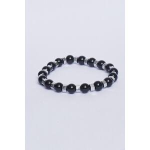 ALTINYILDIZ CLASSICS Men's Black Natural Stone Bracelet