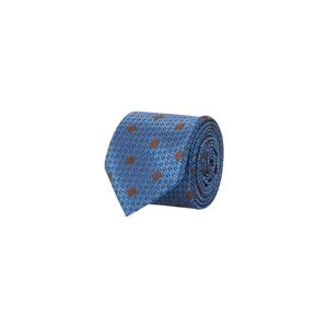ALTINYILDIZ CLASSICS Men's Blue-brown Patterned Classic Tie