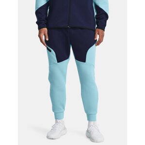 Modré sportovní tepláky Under Armour UA Unstoppable Flc Joggers