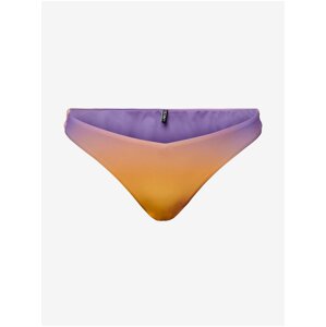 Fialovo-oranžový dámský spodní díl plavek Pieces Bibba