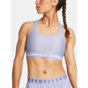 Světle fialová dámská sportovní podprsenka Under Armour Crossback Mid Bra-PPL