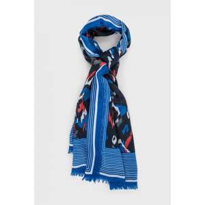 Tommy Hilfiger Scarf - Printed graphic scarf 8 - blue