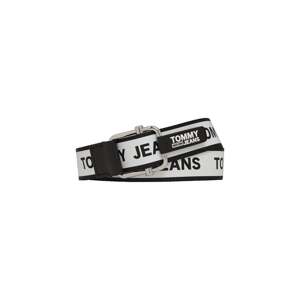 Tommy Jeans Belt - TJW LOGO TAPE REV WEB BELT 3.5 black and white