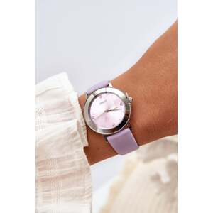Dámské hodinky s fialovým páskem Ernest