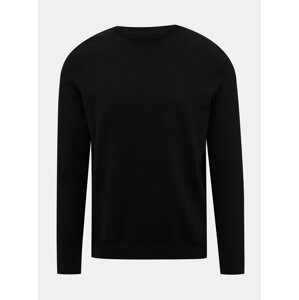 Černý  basic svetr Jack & Jones Basic - Pánské