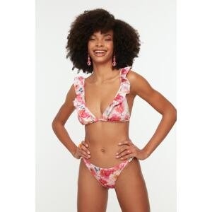 Trendyol Floral Patterned Bikini Bottoms