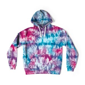 Mr. GUGU & Miss GO Man's Tie Dye Hoodie OVS-M 2401