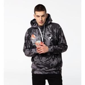 Mr. GUGU & Miss GO Man's Dark Marble Hoodie OVS-M 2420