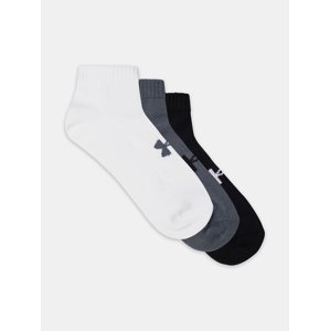 Under Armour Ponožky UA Core Low Cut 3Pk-BLK - unisex