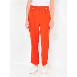 Oranžové kalhoty CAMAIEU - Dámské