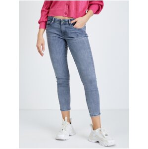 Světle šedé dámské skinny fit džíny Pepe Jeans Lola - Dámské