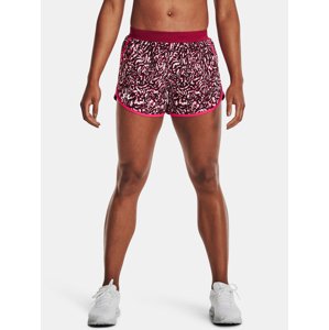 Under Armour Kraťasy UA Fly By 2.0 Printed Short -PNK - Dámské