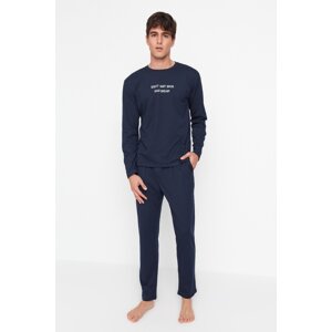 Pánské pyžamo Trendyol TMNAW23PT00001/Navy blue