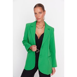 Trendyol Green Woven Lined Blazer Jacket