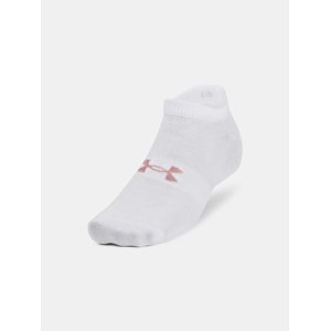 Under Armour Ponožky UA Essential No Show 3pk-WHT - unisex