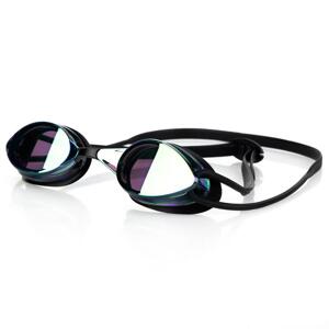 Spokey SPARKI Plavecké okuliare, čierné, zrcadlová skla